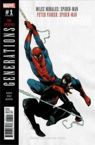 Generations: Miles Morales Spider-Man & Peter Parker Spider-Man #1A VF/NM; Marve