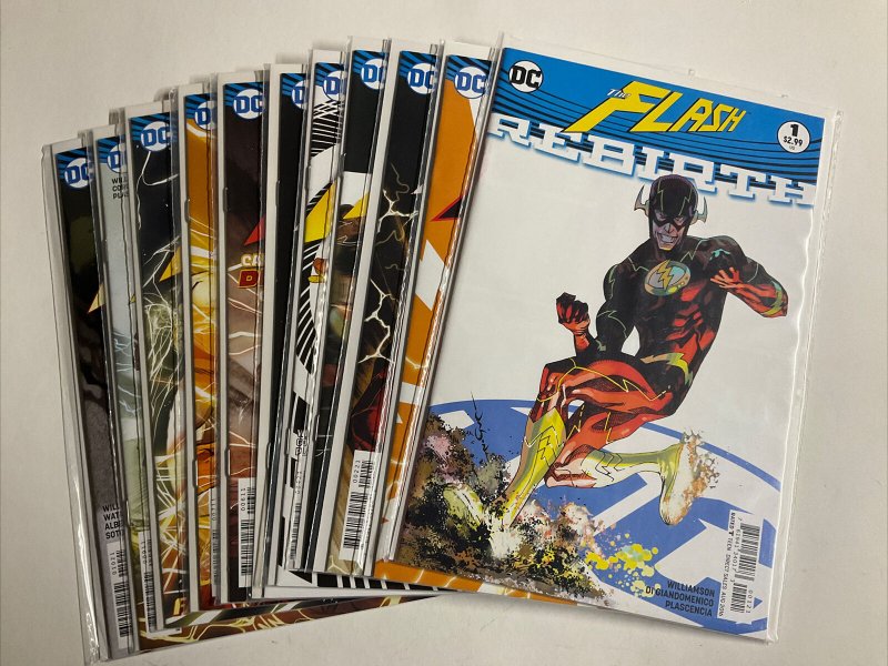 Flash Rebirth 1-10 Lot Run Set Near Mint Nm Dc Comics