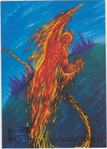 1995 Marvel Masterpieces #44 - Human Torch