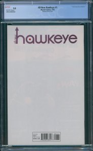 All-new Hawkeye 1 CGC 9.8 Phantom Sketch Cover