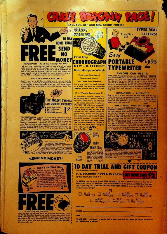 All Famous Crime 5 Star Comics LB Cole 1952 Pre-Code