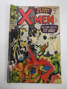 The X-Men #23 (1966) FR/GD Cond moisture stains, 3 in cumulative spine split