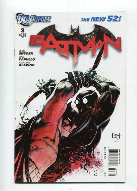 Batman 3 New 52 NM Cameo Court of Owls 1st App. Luka Volk & Whisper gang