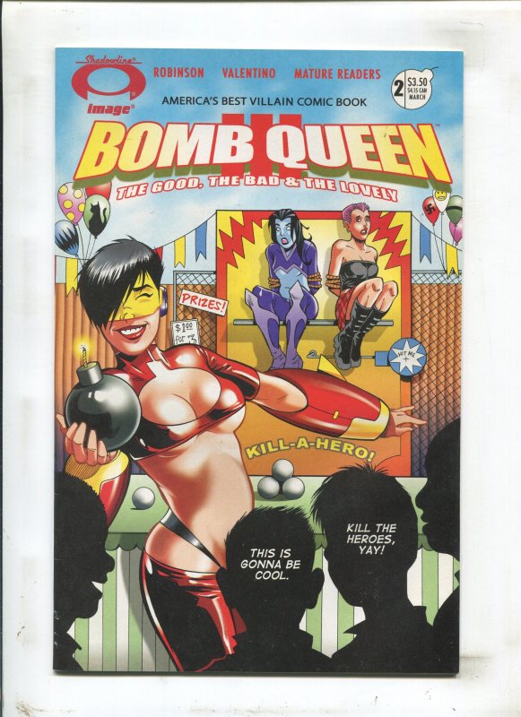 Bomb Queen III 4PC LOT - #1 (Linsner Cover, #1, #2, #3 (8.0-9.0) 2007