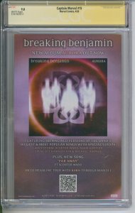 Marvel Comics Captain Marvel #15 CGC Signature Series 9.8 Signed by Mark Brooks