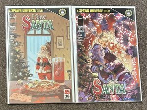 Spawn Universe I Saw Santa #1 + 2 Cover A Lot NM Image Comics Brett Booth