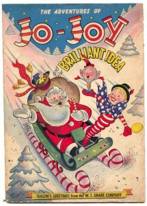 Adventures of Jo-Joy 1950- Santa Claus cover- Brilliant Idea