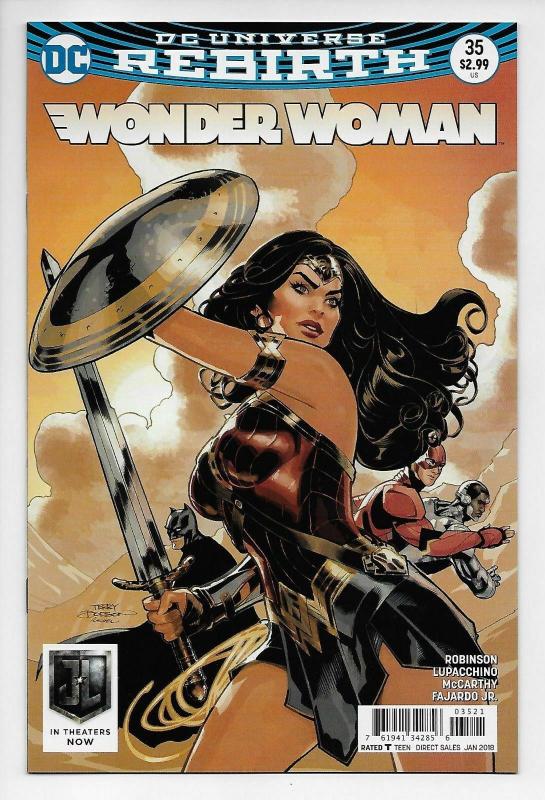 Wonder Woman #35 Rebirth Movie Variant (DC, 2018) NM