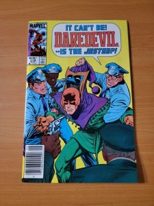 Daredevil #218 Newsstand Variant ~ NEAR MINT NM ~ 1985 Marvel Comics