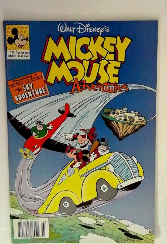 Mickey Mouse Adventures #10 Disney Comics (1991) Newsstand 1st Print Comic Book