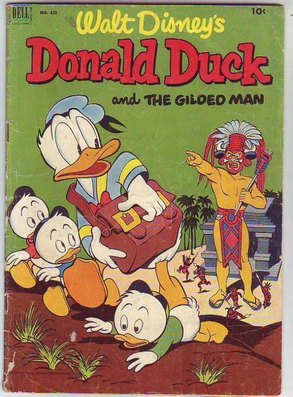 Four Color #422 (Sep-52) VG Affordable-Grade Uncle Scrooge, Donald Duck, Huey...