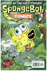 SPONGEBOB #20, NM, Square pants, Bongo, Cartoon comic, 2011, more in store