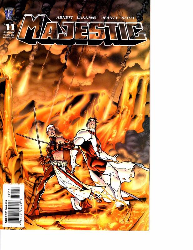 Lot Of 7 Majestic Wildstorm Comic Books #11 12 13 14 15 16 17 Iron Man  BH54 