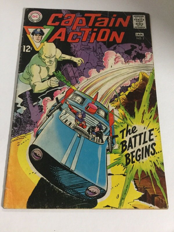 Captain Action 2 Vg/Fn Very Good/Fine 5.0 DC Comics Silver Age