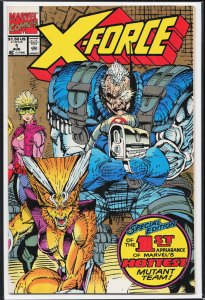 X-Force #1 Second Print Cover (1991) X-Force