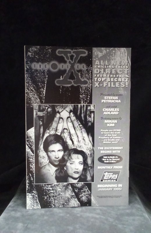 X-Files Special Edition #1 Ashcan Edition Cover (1995)
