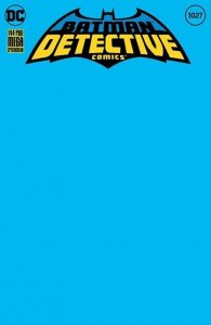 Batman Detective Comics #1027 2020 Blank Cover L DC Comics BL01