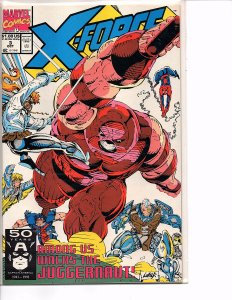 Marvel Comics X-Force Vol. 1 #3 Spider-man Juggernaut Rob Liefeld