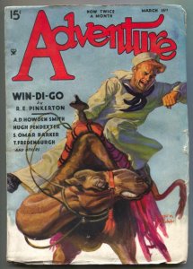 Adventure Pulp March 15 1935- Win-Di-Go VG+