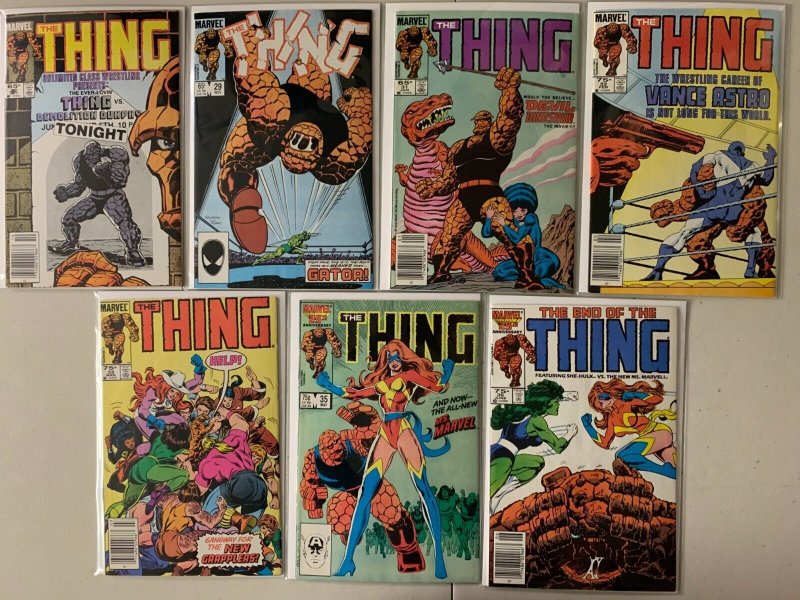 Thing comics lot #1-36 31 diff avg 6.0 (1983-86)