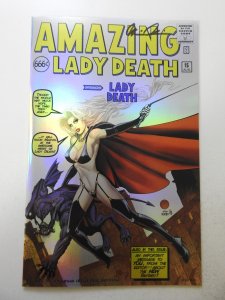 Lady Death: Killers #1 Amazing Holo Foil Edition NM Condition! Signed W/ COA!