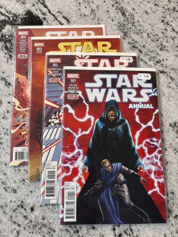 Lot Of 4 Star Wars Annuals # 1 2 3 4 NM Marvel Comic Books Darth Vader 8 J433