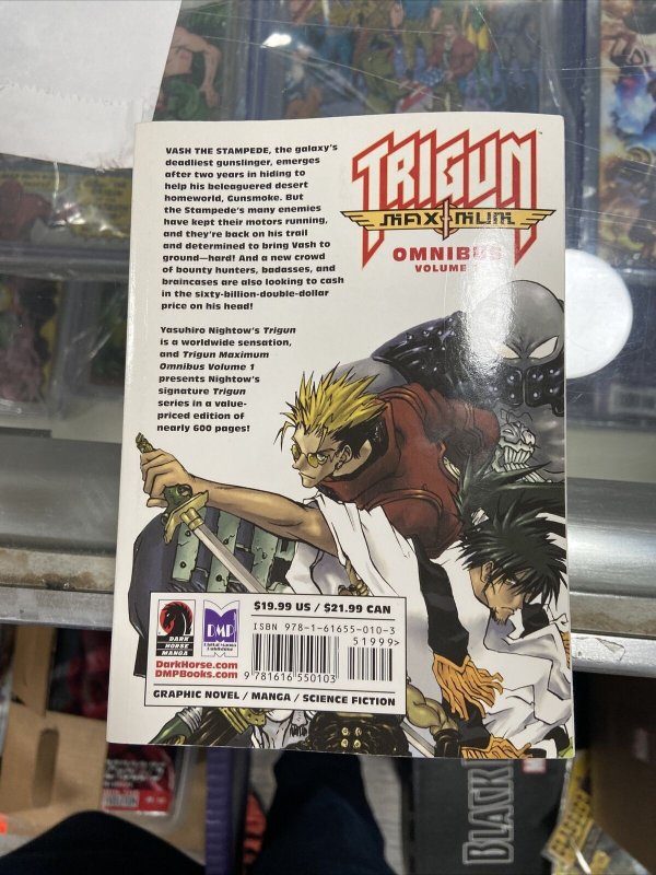 Trigun Maximum Omnibus Vol 1 by Yasuhiro Nightow DMP Darkhorse Manga English 