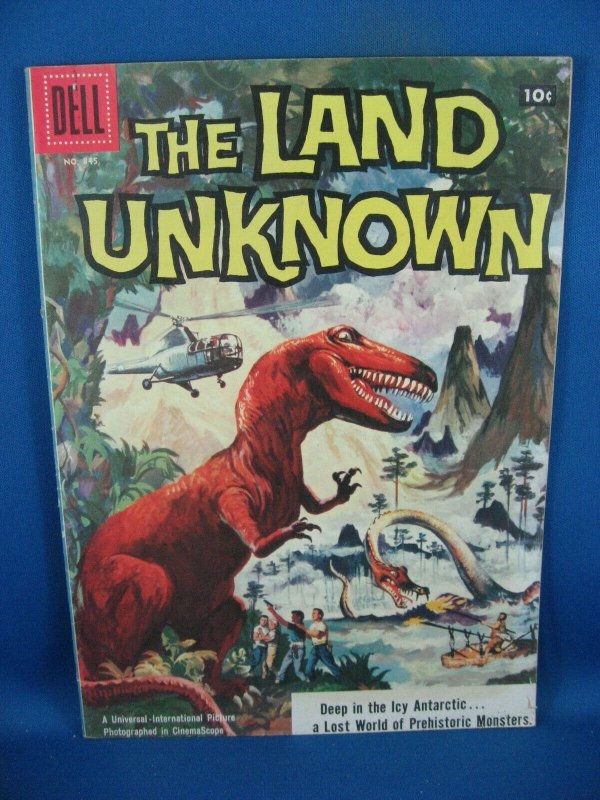FOUR COLOR 845 LAND UNKNOWN F VF TOTH DINOSAUR COVER 1957