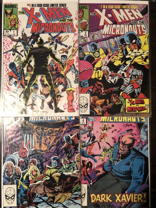 X-men and the Micronauts #1-4 complete