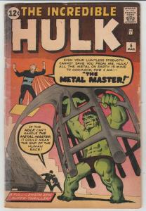 Hulk #6 (Mar-63) GD+ Affordable-Grade Hulk, Bruce Banner