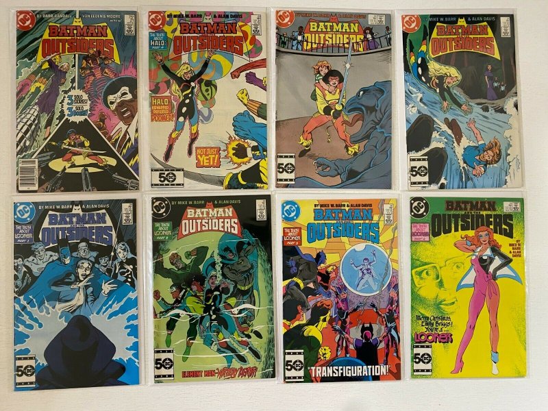 Batman Outsiders (1st series) lot from:#1-42 + Bonus 33 diff 8.0 VF (1983-87)