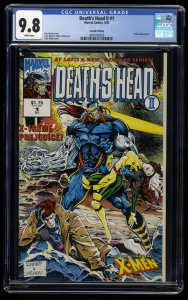 Death's Head II #1 CGC NM/M 9.8 White Pages 2nd Print