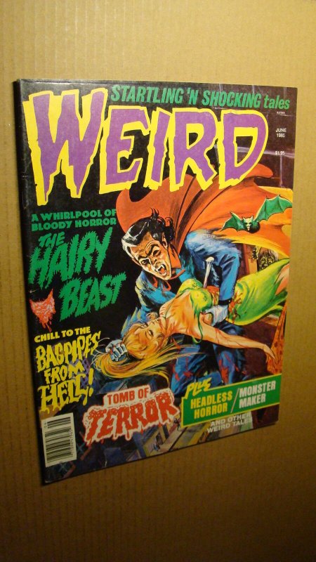 WEIRD 3 JUNE 1980 *HIGH GRADE* RARE EERIE PUBLICATION FAMOUS MONSTERS 