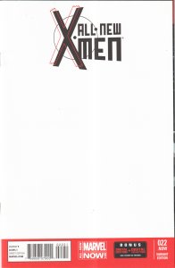 All-New X-Men #22 Blank Cover (2014) X-Men