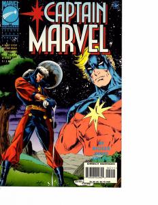 Lot Of 2 Captain Marvel Marvel Comic Book #1 2 Iron Man  AH4