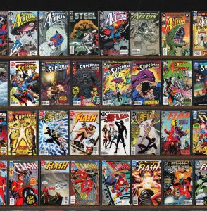 Huge Lot 150+ Comics with Action Comics, Adventures Of Superman & More!