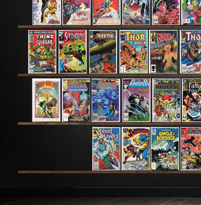 Huge Lot 150+ Comics with Alpha Flight, The Avengers, Rom & More!