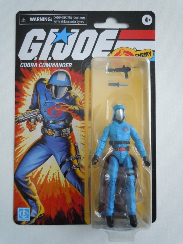 Hasbro G.I. Joe Retro Collection Cobra Commander 3.75 Inch