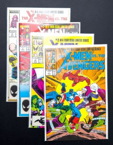 The X-Men vs. The Avengers #1-4 [Lot 4bks] (1987) - [KEY] - Magneto's Tr...