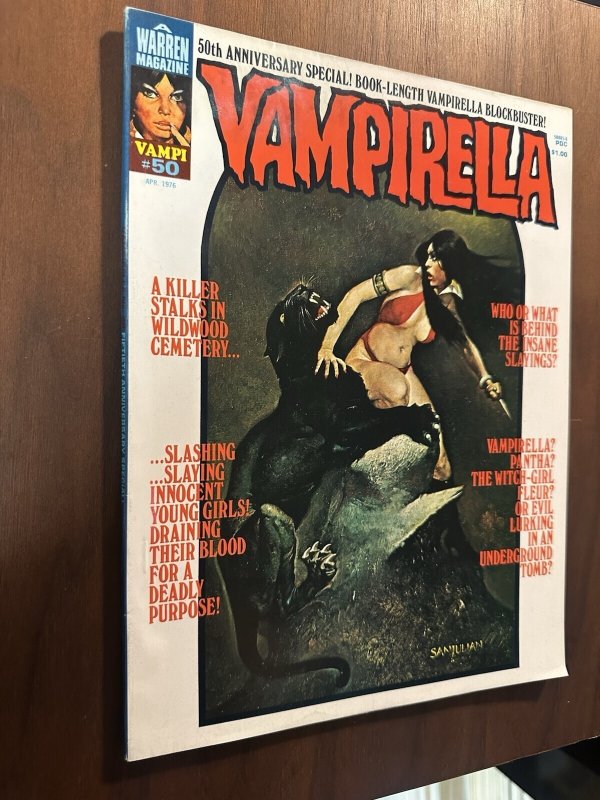 Vampirella #50 FN Manuel Sanjulian Cover (Warren 1976)