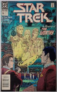Star Trek 14 DC Comics 1990 7.0 FN/VF  Newsstand Edition