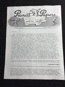 1979 PEANUT PALS PAPERS Fanzine Vol. 2 #2 FN 6.0 Planters Peanuts Memorabilia