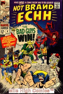 NOT BRAND ECHH! (1967 Series)  (MARVEL) #4 Near Mint Comics Book