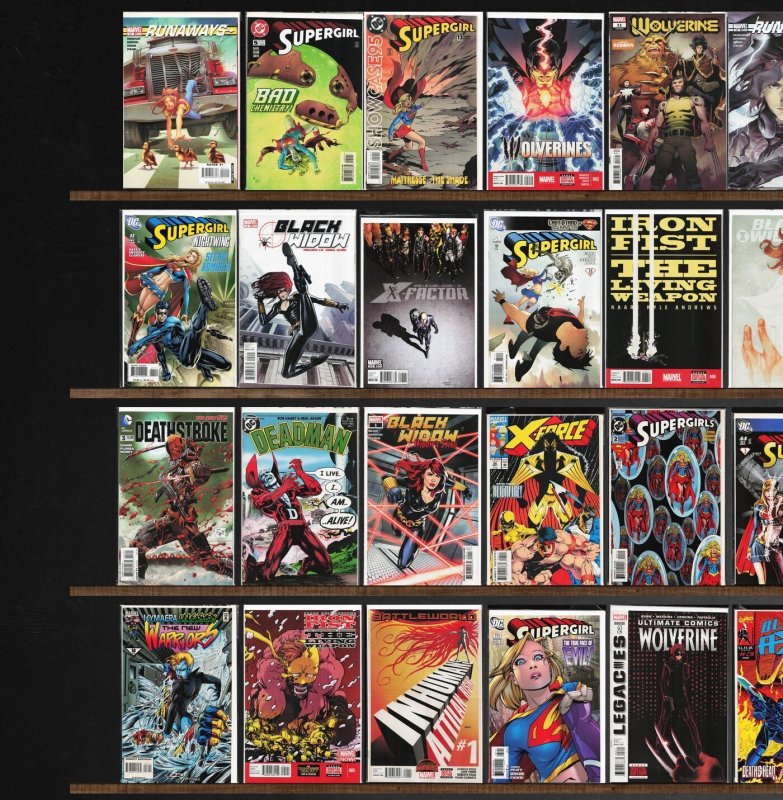 Huge Lot 140+ Comics with Supergirl, Ultimate X-Men, Action Comics & More!