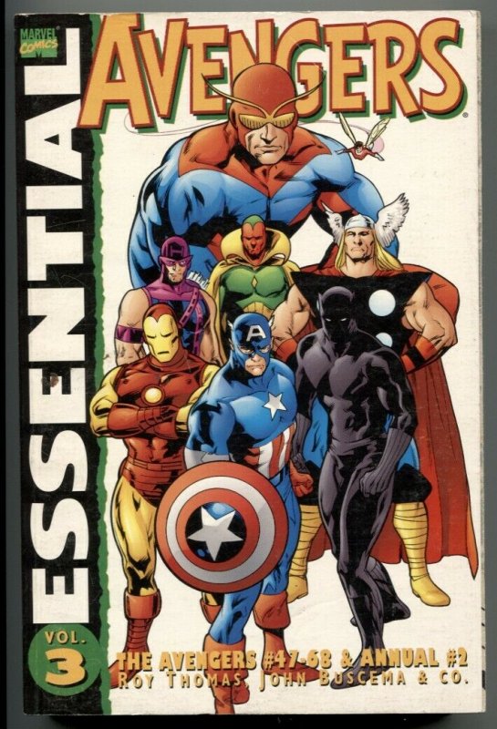 Essential Avengers Vol. 3 Paperback-VG