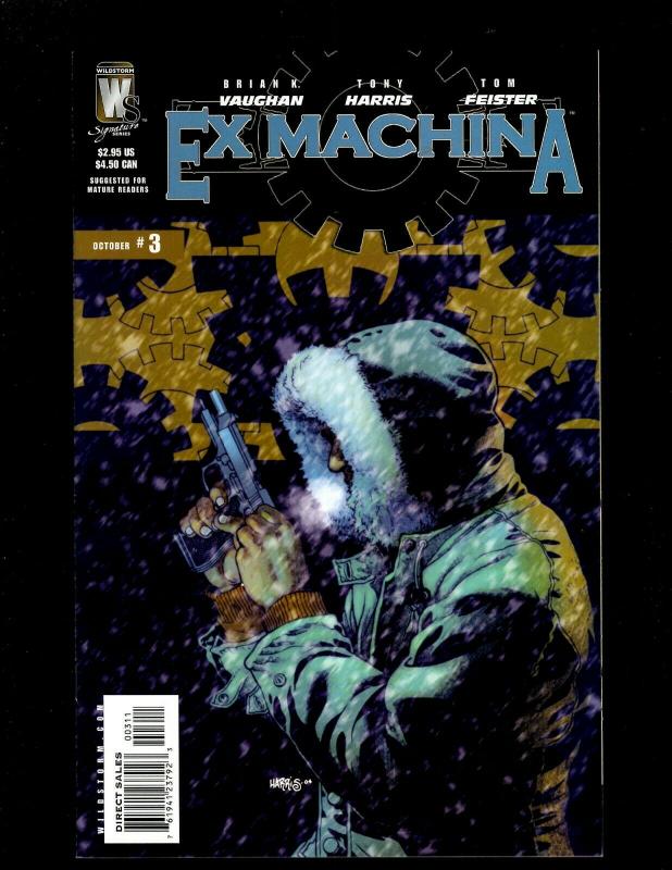 Lot of 12 Ex Machina Wildstorm Comic Books #1 2 3 4 5 6 7 8 9 10 11 12 CE3