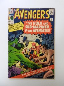 The Avengers #3 (1964) VG+ condition moisture damage