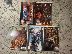 5 Marvel Comic Books Ultimates 2 3 4 6 + Nightmare 1 + Six 2 Avengers 28 J823