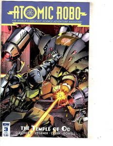 Lot Of 4 Atomic Robo IDW Comic Books # 1 Science Adv + # 1 2 3 Temple Of Od CA2