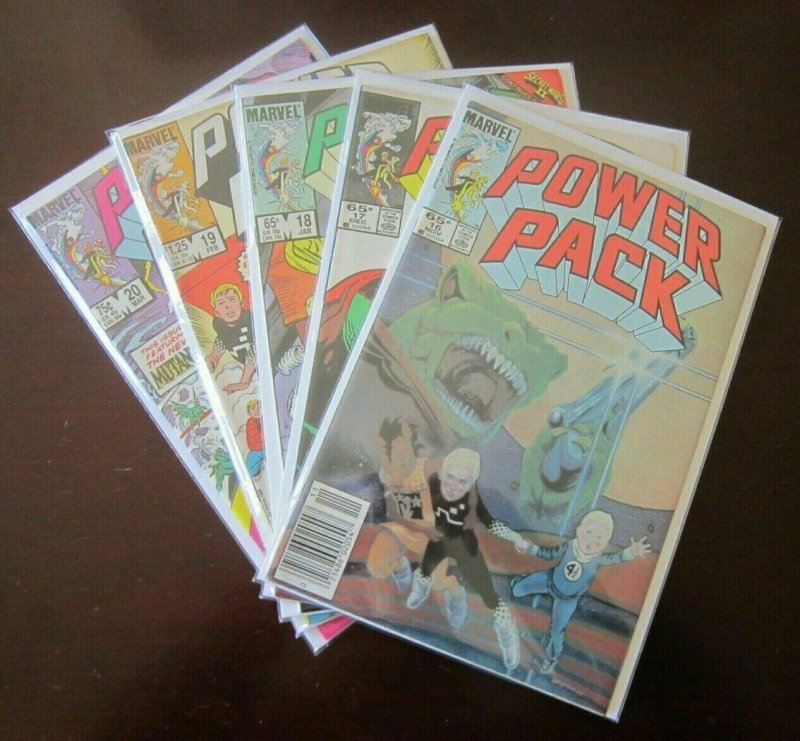 Power Pack comic lot from #1-58 + more 45 different books avg 7.0 (1984-90)